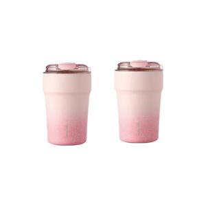 락앤락 메트로 카페 세라믹 텀블러 400ML 라이트핑크, 2개