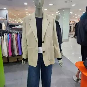 시슬리/애플아울렛/오버핏 싱글 투버튼 자켓 SAJKE1411