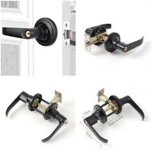 백세트조절 열쇠형 방문손잡이 두꺼운문 48-65 도어락