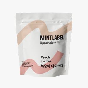민트라벨 복숭아 아이스티 1kg 12개