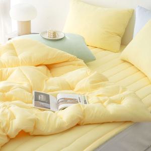 몽블리 통기성 좋은 알러지케어 봄 이불 사계절 향균 차렵이불 패드 베개커버 침구세트 8컬러