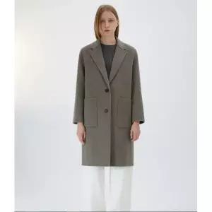 [롯데백화점]리스트 패치 포켓 울 혼방 코트(TWHCTO80120)