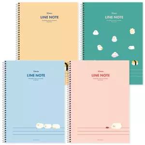 뚱오리 칸 넓은 스프링 노트 대용량 신학기 학생 공책 오답 수학 필기 연습장