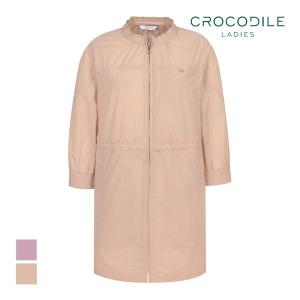 [크로커다일레이디] 셔링 집업 코트_CLCMCT104