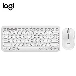 키스킨증정 로지텍 K380S+M240 화e트 블루투스 키보드 무소음 마우스세트 한글각인