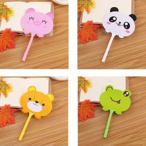 휴대용 미니 여름부채 동물 볼펜부채 캐릭터 볼펜 학원 교회 판촉물 단체선물