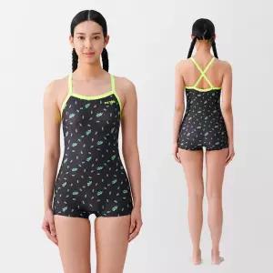 제테스 여성 와이드스트랩 크로스백 2부 실내수영복 THUNDERBOLT L9A5027