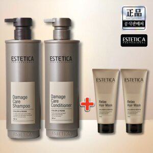 에스테티카 데미지 케어 헤어 샴푸 컨디셔너 1000ml 대용량 미용실 퍼퓸 추천 염색 약산성 단백질 향기좋은