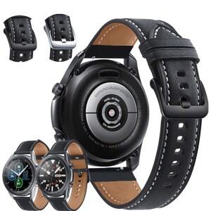갤럭시 시계 3 용 22mm 20mm 가죽 팔찌 Amazfit GTR GTS 4 3 2 Huawei GT 용 시계 밴드 용 41 45mm 46mm 42mm 스트랩