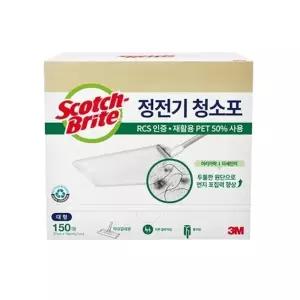 [3M] 3M 스카치브라이트 정전기 청소포 대형 150매