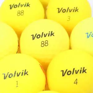 볼빅 무광볼 비비드 A급 옐로우 50개 로스트볼 볼빅골프공