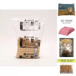 간편한 백설 롱슈가 5g x 100입 500g/스틱설탕/스틱/설탕/하얀/흰설탕/일회용/커피/봉지/제로/백설탕