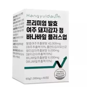 진스샵 오늘의 과식도 안심 국산 발효 여주 돼지감자 바나바 잎 추출물 제품 60 정