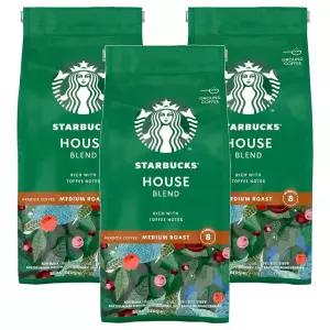 스타벅스 하우스 블렌드 분쇄원두, 핸드드립, 200g, 3개