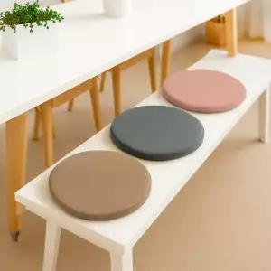 원형 메모리폼 모찌방석 푹신한 의자방석 식탁의자 좌식 사무실 쿠션 소파 학생용 인테리어