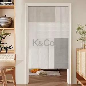 트임 커튼 노렌 현관가리개 방문 식당 주방 화장실문 커튼봉 면 가림막 입구