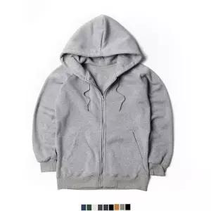 커플 시밀러룩 기모안감 후드집업 무지 가을 겨울 커플후드티