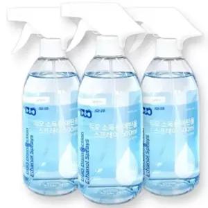 알콜 스프레이 청소용 소독용 알코올 에탄올 뿌리는 테이블 손 소독 스프레이 3개