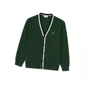 매장정품 LACOSTE 라코스테 남성 브이넥 방모 가디건 AH660E-55N_YZP 598449