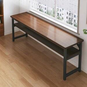 창가테이블 폭좁은책상 좁고긴테이블 화이트프레임 화이트 100cm 블랙 침대 장테이블