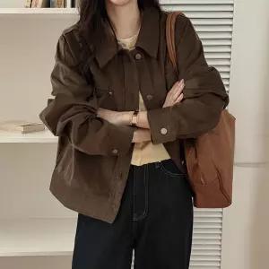 [제작] 나이스 루즈핏 코듀로이 자켓 84430 빅사이즈 여성의류