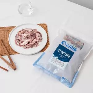  깔끔하게 손질된 오징어채 700g 2봉 생물 기준 오징어 10마리 내외