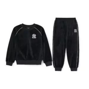 MLB키즈트레이닝세트 NQK 7FS2B0146-50BKS 베이직 여아 벨벳 맨투맨 세트 뉴욕양키스