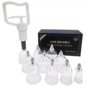 국산 스마트 한방 부항기 10컵 세트 흡입식 부항컵