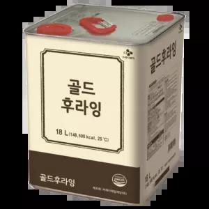 CJ (씨제이)골드 후라잉 대용량 식용유 대두유 콩기름 18L