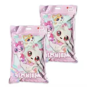 위시캣 어린이 대용량 비타민 캔디 딸기맛 복숭아맛 1100정 x 2봉 약국 병원 사탕 어린이집 보건소 학교