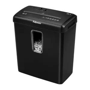 펠로우즈 가정용 소형 문서세단기 6매 15L FS-1 블랙 파쇄기 분쇄기 세절기
