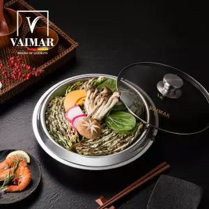 [바이마르] IH 통3중 스텐 전골 가마솥 26cm