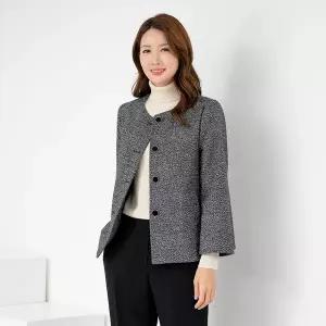 엄마옷 60대 여성 모슬린 엄마옷 울모직 라운드 정장 자켓 512HJK195 중년여성/50대/70대/빅사이즈/할머니