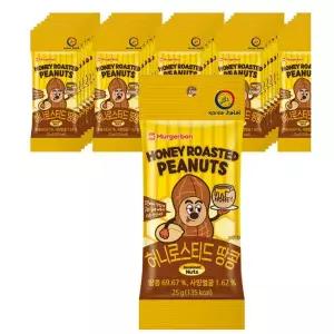 [머거본] 견과류 허니로스티드땅콩 25g x 36봉