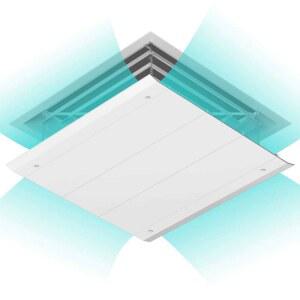 천장형에어컨 커버 냉난방기 윈드바이저 정사각형 날개 바람방향 바람막이 30CM 팩 천장형 0x0x0cm 공기순환 에어컨