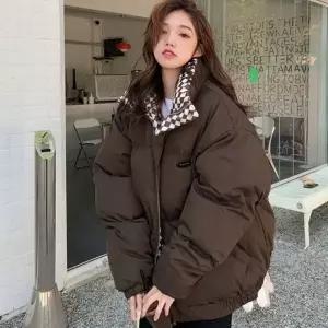 여성용경량패딩 포인트 패딩코디 이너패딩 레이어드경량패딩 숏경량패딩 체크