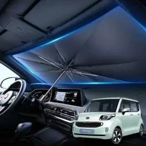 현이몰 레이 우산형 햇빛가리개 차량용 앞유리커버 암막 그늘막 앞유리햇빛가리개 운전석햇빛가리개