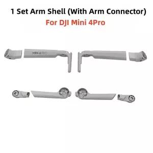 DJI 소형 4 프로용 새 암 쉘 좌우 앞뒤 쉘 및 DJI 소형 4 프로 드론 수리 부품용 암 커넥터 포함