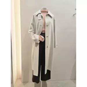 [롯데백화점]SOUP 벨티드 등판구스 싱글버튼 핸드메이드 코트 SBBHC913