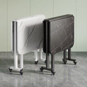 폴딩 테이블 접이식 거실 원목 간이 다용도 책상 벽면