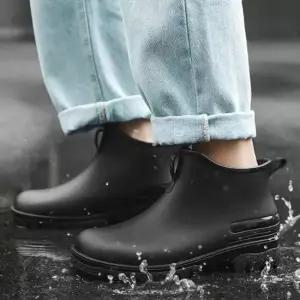 커플 패션 방수장화 장마철 작업화 남녀공용 레인부츠