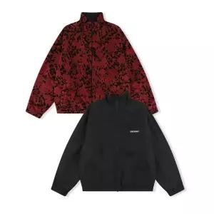 예스아이씨 YESEYESEE Reversible Leopard Fleece Jacket Red YS243FOWLS01RED 373558