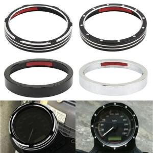 바이크 오토바이 범용 속도계 링  베젤 커버 할리 스포츠스터 XL883 1200 다이나 스트리트 밥 투어링 로드