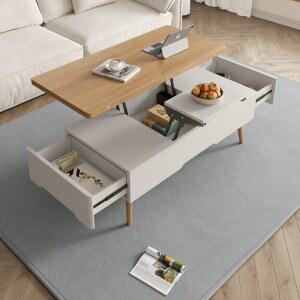 접이식 테이블 서랍형 다기능 커피 멀티 식탁