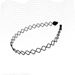 왕관 철사 스프링 헤어밴드 웨이브 머리띠 파티 액세서리 코일 헤드밴드