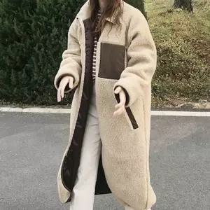 여자 오버핏 플리스 집업 롱코트 뽀글이 겨울 아우터 양털후 리스롱 자켓 여행 예쁜 코디