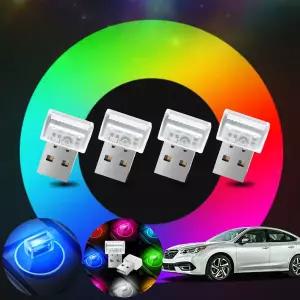 스바루 레거시 BR 2.5 (09~14) 차량용 USB LED 무드등 7컬러 앰비언트 조명 4개