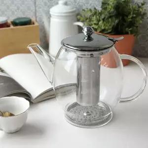 인덕션 겸용 유리 티포트 대 1p 주전자 티팟 차포트 찻주전자 티폿