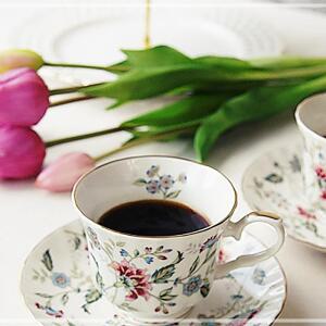 리빙하임 레트로한 미하루 2인 일본 머그 커피잔 복고패턴 커피 컵 세트 LW48CF8A