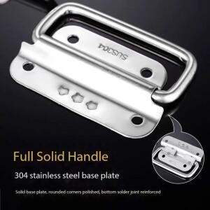 304 스테인레스 스틸 가구 손잡이 캐비닛 문 서랍 철 나무 상자 도구 3 스타 핸들 접는 두꺼운